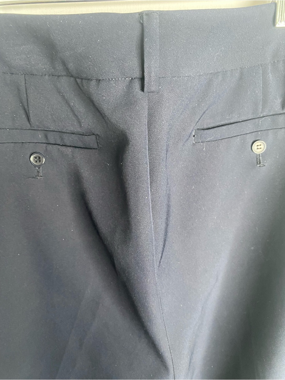 crosby.10 Navy Blue Straight Dress Pants - Picture 7 of 8